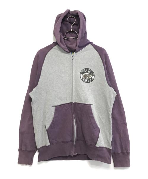 Hysteric Glamour（ヒステリックグラマー）Hysteric Glamour (ヒステリックグラマー) ジップパーカー パープル サイズ:FREEの古着・服飾アイテム