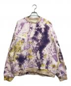 KAPITALキャピタル）の古着「切替タイダイスウェット」｜マルチカラー