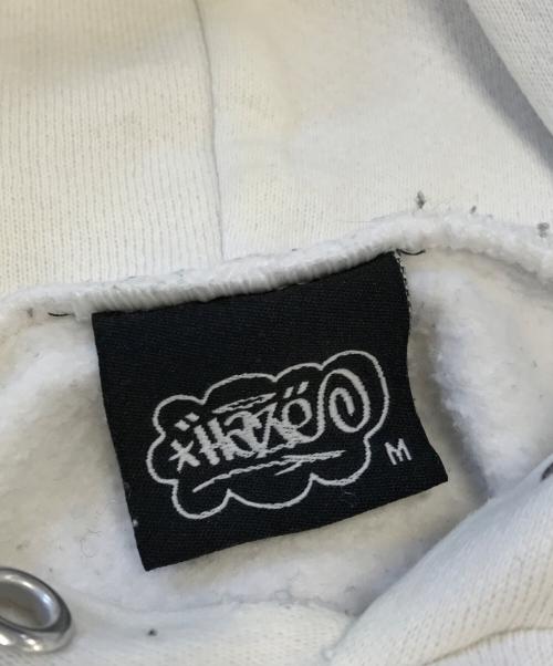 HAZE（ヘイズ）HAZE (ヘイズ) プルオーバーパーカー ホワイト サイズ:Mの古着・服飾アイテム