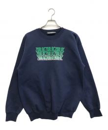 VINTAGE（ヴィンテージ）の古着「プリントスウェット」｜ネイビー