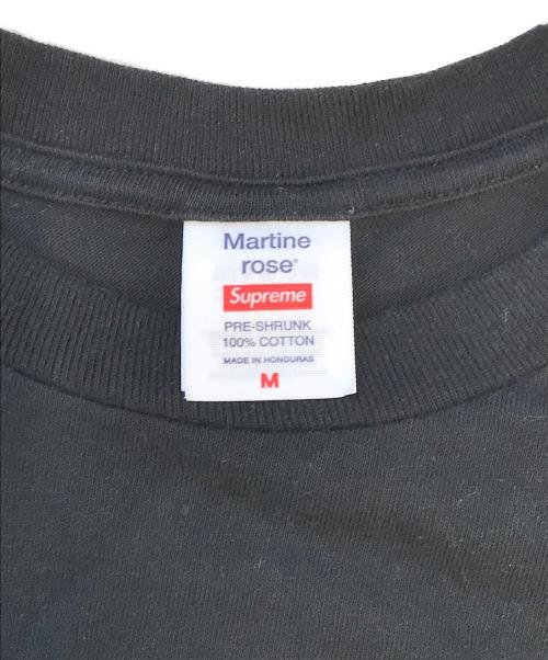 SUPREME（シュプリーム）Supreme (シュプリーム) Martine rose (マーティン・ローズ) プリントTシャツ ブラック サイズ:Mの古着・服飾アイテム