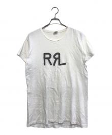 RRL（ダブルアールエル）の古着「RLロゴプリントＴシャツ」｜ホワイト