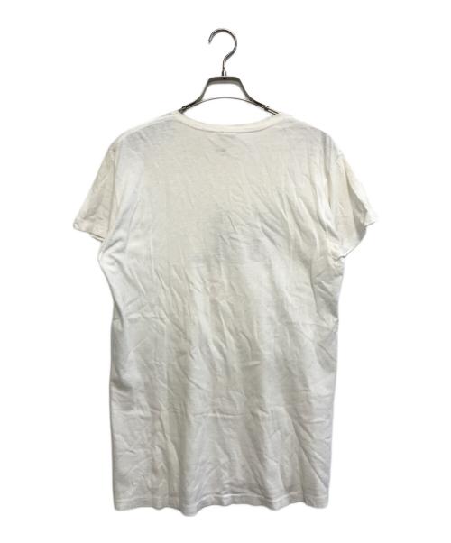 RRL（ダブルアールエル）RRL (ダブルアールエル) RLロゴプリントＴシャツ ホワイト サイズ:Mの古着・服飾アイテム