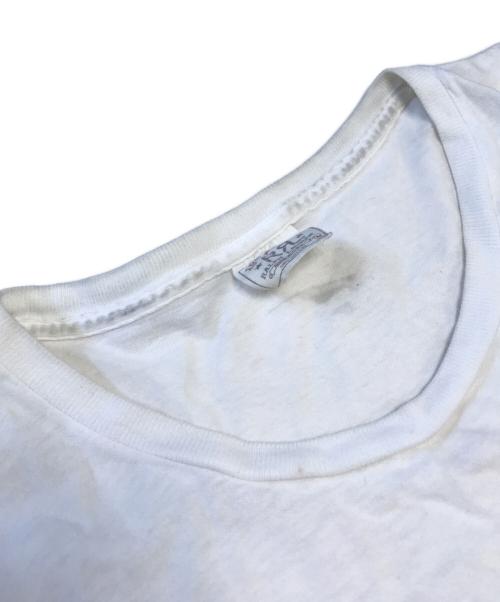 RRL（ダブルアールエル）RRL (ダブルアールエル) RLロゴプリントＴシャツ ホワイト サイズ:Mの古着・服飾アイテム