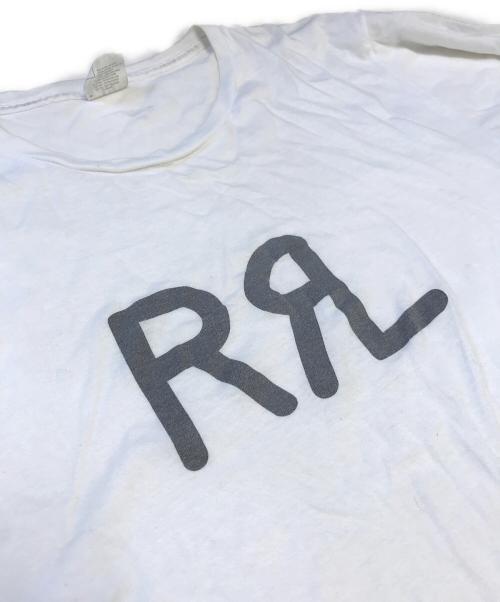 RRL（ダブルアールエル）RRL (ダブルアールエル) RLロゴプリントＴシャツ ホワイト サイズ:Mの古着・服飾アイテム