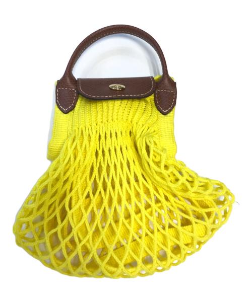 LONGCHAMP（ロンシャン）LONGCHAMP (ロンシャン) フィレXSクロスボディバッグ イエローの古着・服飾アイテム