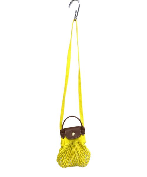 LONGCHAMP（ロンシャン）LONGCHAMP (ロンシャン) フィレXSクロスボディバッグ イエローの古着・服飾アイテム