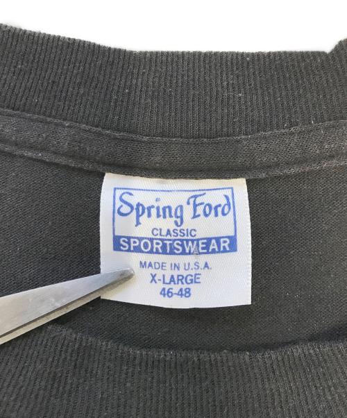 Spring Ford（スプリング フォード）Spring Ford (スプリング フォード) アーティストTシャツ ブラック サイズ:ＸＬの古着・服飾アイテム