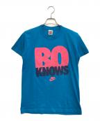 NIKEナイキ）の古着「プリントTシャツ」｜スカイブルー