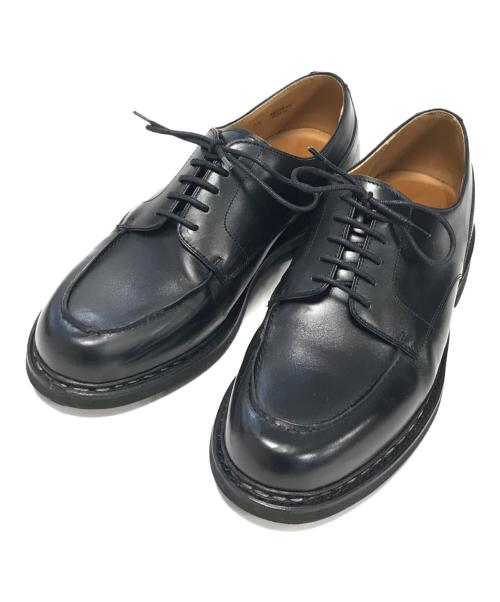 berwick（バーウィック）berwick (バーウィック) Uチップシューズ ブラック サイズ:7½の古着・服飾アイテム