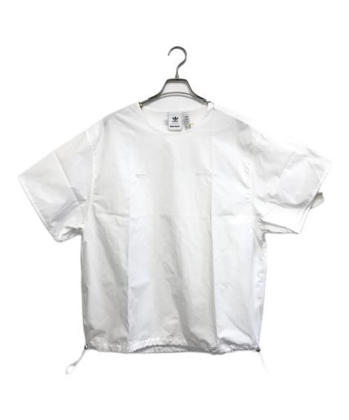 adidas（アディダス）adidas (アディダス) WALES BONNER (ウェールズボナー) ポプリン プルオーバートップ ホワイト サイズ:S 未使用品の古着・服飾アイテム