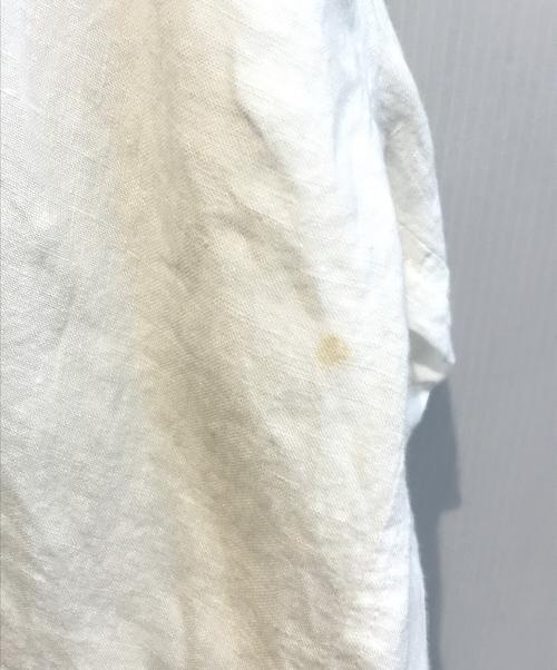 Curensology（カレンソロジー）Curensology (カレンソロジー) Vネックリネンチュニック ホワイト サイズ:フリーの古着・服飾アイテム