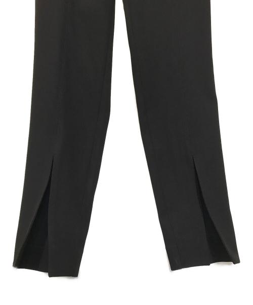 LE PHIL（ル フィル）LE PHIL (ル フィル) 2WAYツイルフロントスリットパンツ ブラック サイズ:000の古着・服飾アイテム