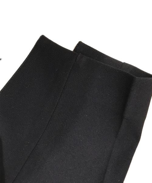 LE PHIL（ル フィル）LE PHIL (ル フィル) 2WAYツイルフロントスリットパンツ ブラック サイズ:000の古着・服飾アイテム