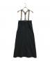 Curensology (カレンソロジー) リネンサスペンダースカート ブラック サイズ:Free：13000円