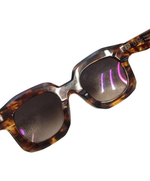 folc（フォルク）folc (フォルク) サングラス ブラウン サイズ:45□25-145の古着・服飾アイテム