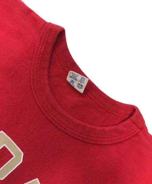 Champion（チャンピオン）Champion (チャンピオン) プリントTシャツ レッド サイズ:MEDIUMの古着・服飾アイテム