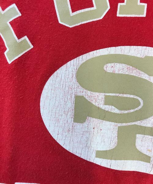 Champion（チャンピオン）Champion (チャンピオン) プリントTシャツ レッド サイズ:MEDIUMの古着・服飾アイテム