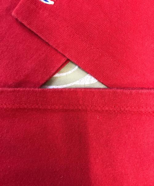 Champion（チャンピオン）Champion (チャンピオン) プリントTシャツ レッド サイズ:MEDIUMの古着・服飾アイテム