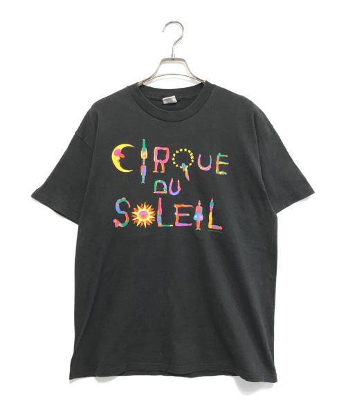 CIRQUE DU SOLEIL（シルクドソレイユ）CIRQUE DU SOLEIL (シルクドソレイユ) プリントTシャツ ブラック サイズ:Lの古着・服飾アイテム