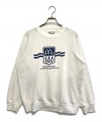 BASSETT WALKERバセットウォーカー）の古着「ラグランスウェット」｜ホワイト