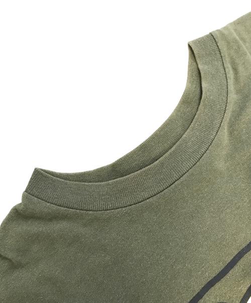 POP SHOP（ポップショップ）POP SHOP (ポップショップ) プリントTシャツ カーキ サイズ:Mの古着・服飾アイテム