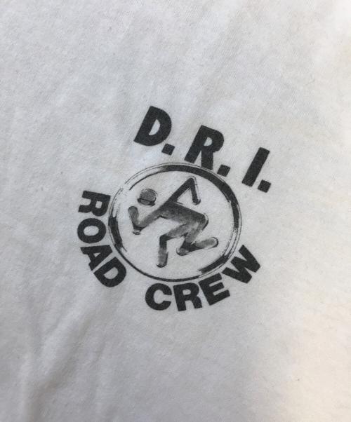 バンドTシャツ（バンドTシャツ）バンドTシャツ (バンドTシャツ) 80s D.R.I(D.R.I) バンドTシャツ ホワイト サイズ:Lの古着・服飾アイテム
