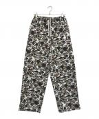 KEBOZケボズ）の古着「カモ柄スウェットパンツ」｜カーキ