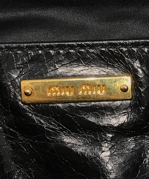 MIU MIU（ミュウミュウ）MIU MIU (ミュウミュウ) 2WAYバッグ ブラック サイズ:表記なしの古着・服飾アイテム