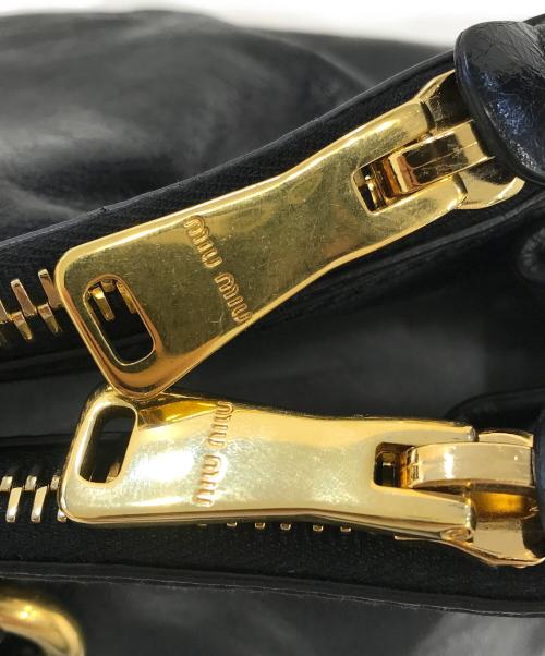 MIU MIU（ミュウミュウ）MIU MIU (ミュウミュウ) 2WAYバッグ ブラック サイズ:表記なしの古着・服飾アイテム