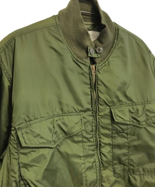 VINTAGE MILITARY（ヴィンテージ ミリタリー）VINTAGE MILITARY (ヴィンテージ ミリタリー) U'S NAVY USN WEP G-8 ナイロンフライトジャケット グリーン サイズ:46Lの古着・服飾アイテム