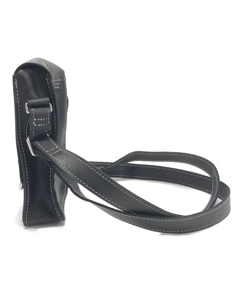 Dr.Martens（ドクターマーチン）Dr.Martens (ドクターマーチン) レザーショルダーバッグ ブラックの古着・服飾アイテム