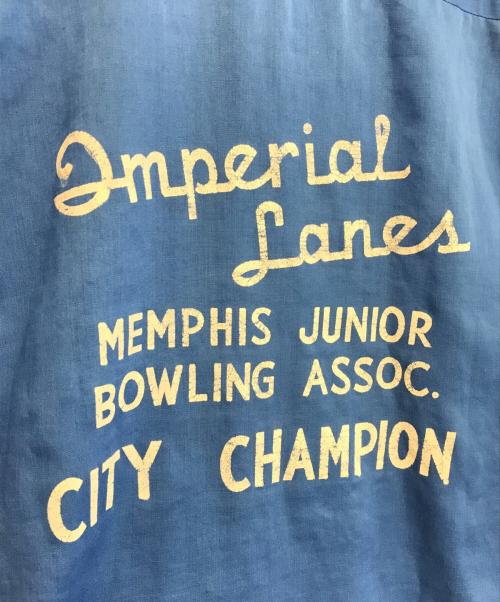 Hilton（ヒルトン）Hilton (ヒルトン) 60s　ボーリングシャツ ブルー サイズ:表記なしの古着・服飾アイテム