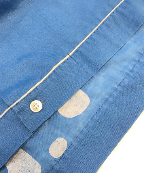 Hilton（ヒルトン）Hilton (ヒルトン) 60s　ボーリングシャツ ブルー サイズ:表記なしの古着・服飾アイテム