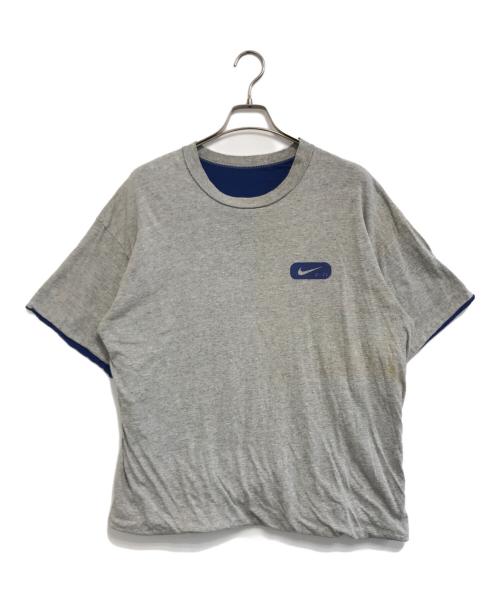NIKE（ナイキ）NIKE (ナイキ) ダブルフェイスＴシャツ ブルー×グレー サイズ:表記なしの古着・服飾アイテム