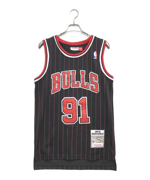 MITCHELL & NESS（ミッチェルアンドネス）MITCHELL & NESS (ミッチェルアンドネス) ゲームシャツ ブラック サイズ:SIZE36(S)の古着・服飾アイテム