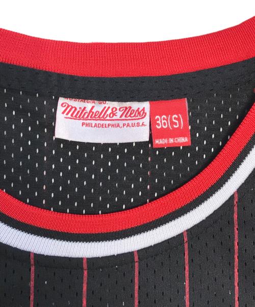 MITCHELL & NESS（ミッチェルアンドネス）MITCHELL & NESS (ミッチェルアンドネス) ゲームシャツ ブラック サイズ:SIZE36(S)の古着・服飾アイテム