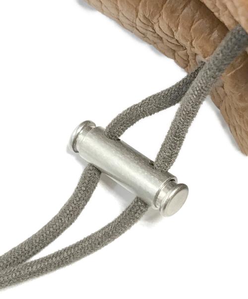 HENDER SCHEME（エンダースキーマ）HENDER SCHEME (エンダースキーマ) 巾着ショルダーバッグ ブラウンの古着・服飾アイテム