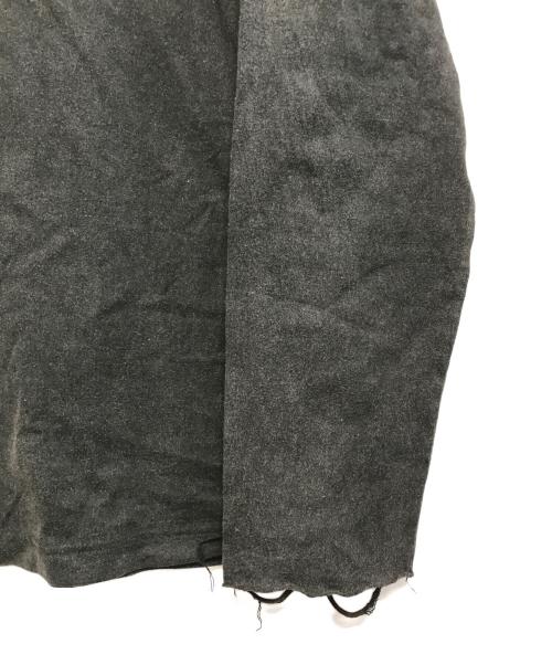 ISSUETHINGS（イシューシングス）ISSUETHINGS (イシューシングス) ダメージ加工長袖カットソー ブラック サイズ:3の古着・服飾アイテム