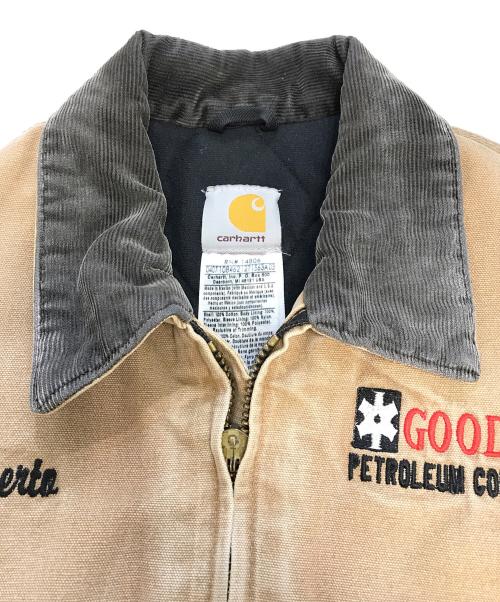 CarHartt（カーハート）CarHartt (カーハート) ダックジャケット ブラウン サイズ:表記なしの古着・服飾アイテム