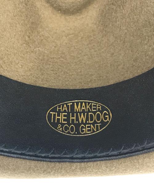 THE H.W.DOG&CO.（エイチダブリュードッグアンドコー）THE H.W.DOG&CO. (エイチダブリュードッグアンドコー) PINCH-H ブラウン サイズ:38の古着・服飾アイテム