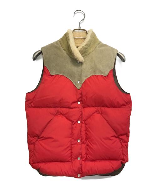 RockyMountainFeatherBed（ロッキーマウンテンフェザーベッド）RockyMountainFeatherBed (ロッキーマウンテンフェザーベッド) ダウンベスト レッド サイズ:SIZE 9/10の古着・服飾アイテム