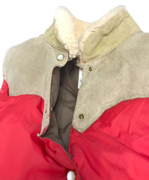 RockyMountainFeatherBed（ロッキーマウンテンフェザーベッド）RockyMountainFeatherBed (ロッキーマウンテンフェザーベッド) ダウンベスト レッド サイズ:SIZE 9/10の古着・服飾アイテム