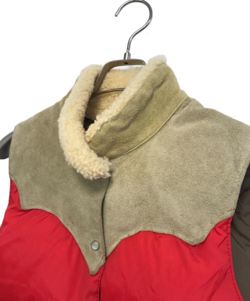 RockyMountainFeatherBed（ロッキーマウンテンフェザーベッド）RockyMountainFeatherBed (ロッキーマウンテンフェザーベッド) ダウンベスト レッド サイズ:SIZE 9/10の古着・服飾アイテム
