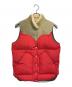 RockyMountainFeatherBed（ロッキーマウンテンフェザーベッド）の古着「ダウンベスト」｜レッド