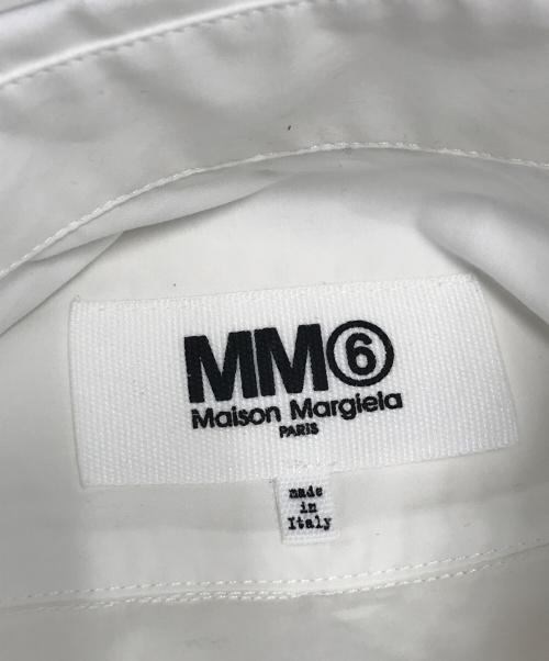 MM6（エムエムシックス）MM6 (エムエムシックス) スリーブデザインコットンシャツ ホワイト サイズ:40の古着・服飾アイテム