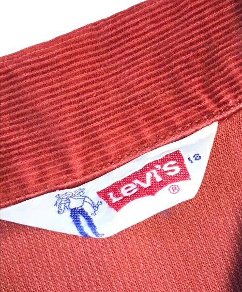 LEVI'S（リーバイス）LEVI'S (リーバイス) コーデュロイジャケット レッド サイズ:表記なしの古着・服飾アイテム
