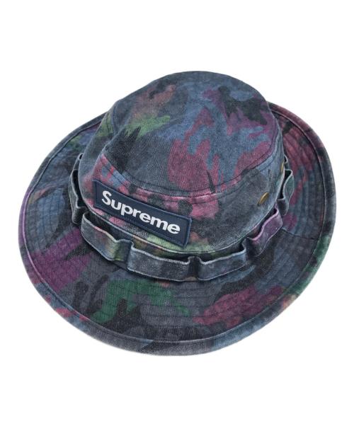 SUPREME（シュプリーム）SUPREME (シュプリーム) washed canvas boonie ブルー サイズ:表記なしの古着・服飾アイテム