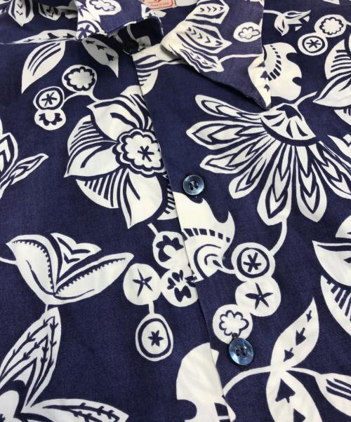 JANTZEN（ジャンセン）JANTZEN (ジャンセン) コットンアロハシャツ ネイビー サイズ:XL　　　の古着・服飾アイテム