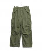 VINTAGE MILITARYヴィンテージ ミリタリー）の古着「US ARMY Ｍ-65 カーゴパンツ」｜カーキ